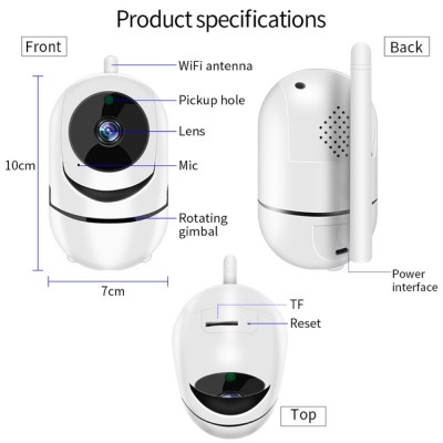 Smart Remote CCTV Camera WiFi Wireless P2p PTZ Outdoor Alarm Real-Time Call Viedo Home System 1080P HD Vision IP Camera